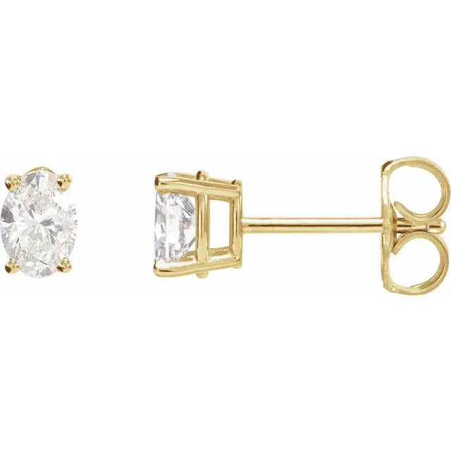 Lustre Solstice Studs-Oval