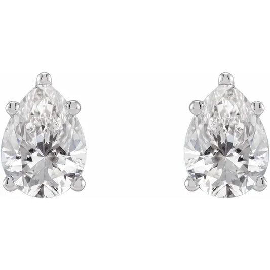 Lustre Solstice Studs-Pear