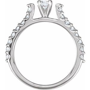 Accented Engagement Ring or Band