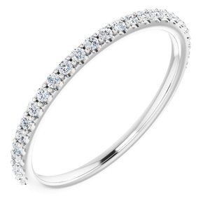 Round - 14K White Gold - Unaccented