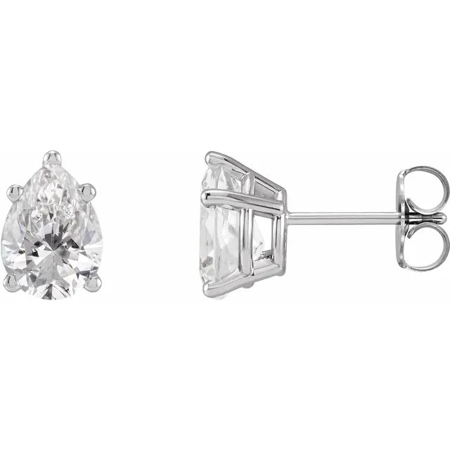 Lustre Solstice Studs-Pear