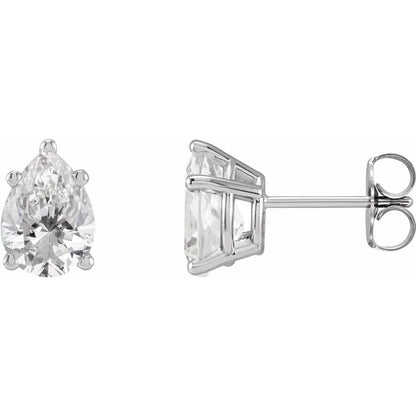 Lustre Solstice Studs-Pear