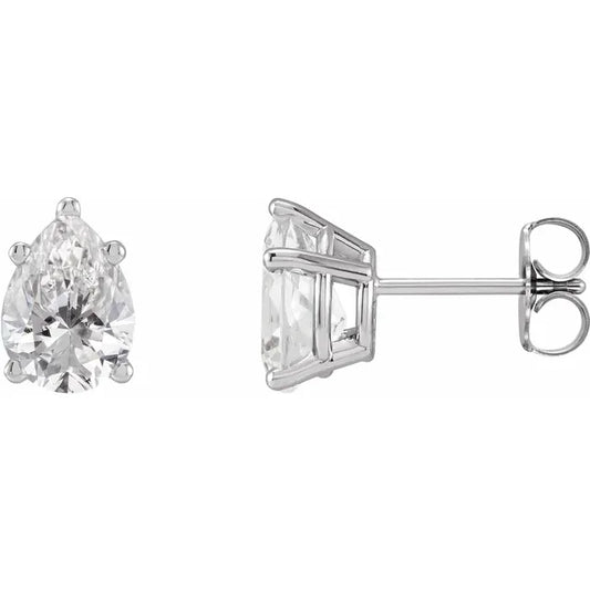 Lustre Solstice Studs-Pear