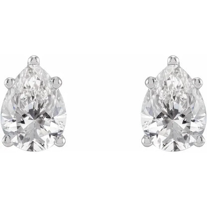 Lustre Solstice Studs-Pear