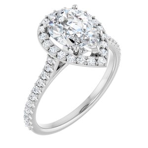 Halo-Style Engagement Ring