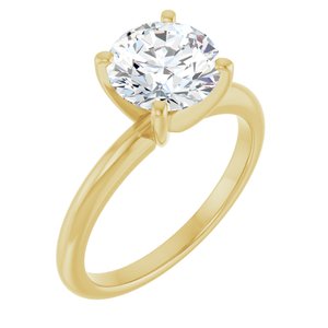 14K Yellow Gold 2 CTW Lab-Grown Diamond Engagement Ring