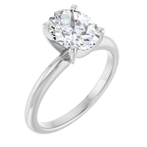 14K White Gold 1 1/2 CTW Lab-Grown Diamond Engagement Ring