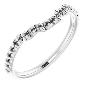 14K White Gold Band Mounting 