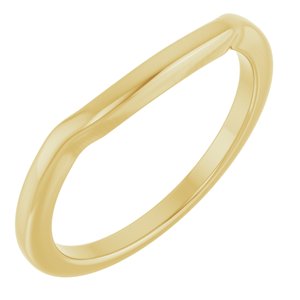 14K Yellow Gold Matching Band 