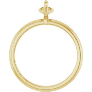 18K Yellow Gold  10x5 mm Marquise Solitaire Engagement Ring Mounting